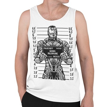 TANK TOP FILMOWE GENIUS BILLIONAIRE