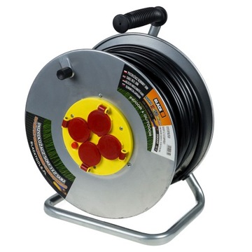 УДЛИНИТЕЛЬ ДЛЯ СТРОИТЕЛЬНОГО БАРАБАНА 50М 3x2,5 НА БАРАБАНЕ