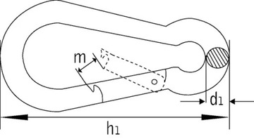 Карабин 5 х 50 мм