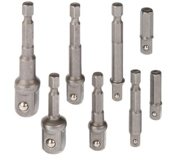 NASADKA FARMER UCHWYT KLUCZ 8szt WKRĘTARKI 5-12 mm