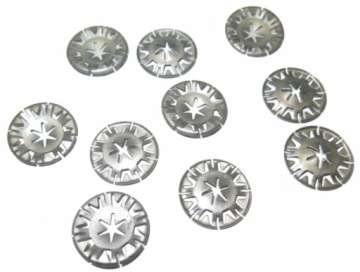 AUDI SKODA SEAT VW КЛИПСЫ МОНТАЖНЫЕ ПЛАСТИНЫ ОЦИНКОВАННЫЕ КРЫШКИ ДВИГАТЕЛЯ