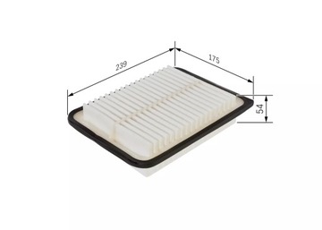 BOSCH F 026 400 114 FILTR VZDUCHU