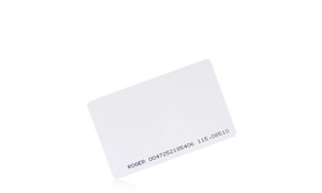 Уникальная бесконтактная карта RFID 125 кГц (EM) Roger EMC-1 (ISO) 0,8 мм с номером