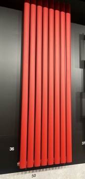 Grzejnik Łazienkowy Komex Rene 1500 mm x 468 mm Czerwony