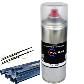 Lakier farba w sprayu do aluminium RAL 5013 Półmat