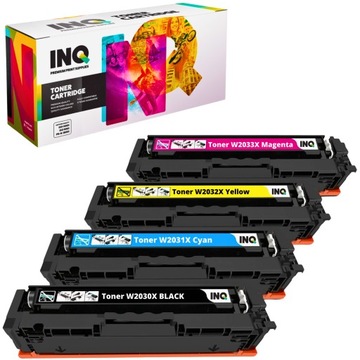 4x Toner W2030X W2031X W2032X W2033X do HP Laserjet M479 M479fdn M454dn XL