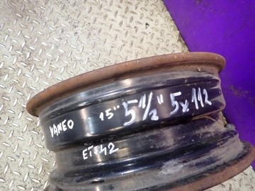 DISK OCELOVÝ MERCEDES EQC 5.5" X 15" 5X112 ET 42