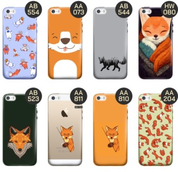 ЧЕХОЛ ДЛЯ IPHONE 5 / 5S / SE DESIGNS FOX FOX FOX CASE COVER CASE