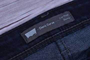 LEVIS Demi Curve Skinny Low Rise Jeansy W29 L32