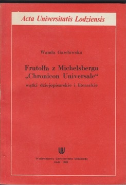 Frutolfa z Michelsbergu Chronicon universale wątki