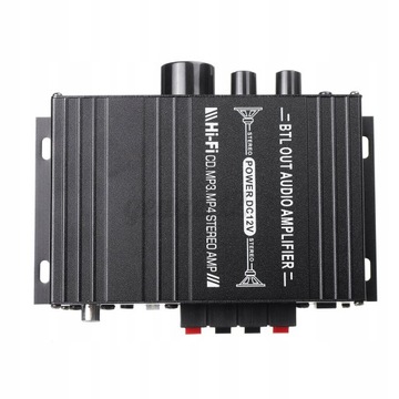 AK380 Domowy wzmacniacz samochodowy Bluetooth 12V