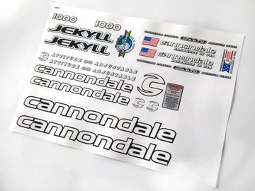 naklejki rower Cannondale Jekyll 1000 set502