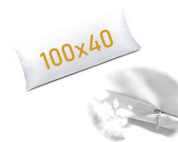 Poduszka NA SUWAK 40x100 cm wkład do poszewki dakimakura 100x40 cm na zamek