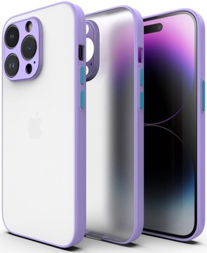 ETUI MATOWE OCHRONA APARATU DO IPHONE 15 PRO | PURPLE