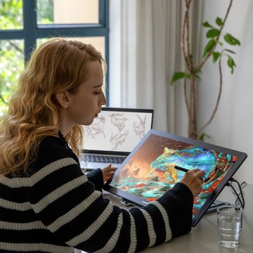 Графический планшет Huion KAMVAS PRO 19 4K + Huion Keydial mini (K20)