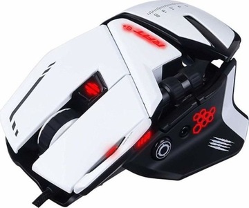 Mysz przewodowa Mad Catz R.A.T. 6+ White