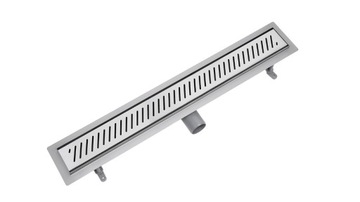Odpływ liniowy klasyczny VOGI Rigo 100 cm NISKI SYFON fi 50 stal