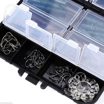 Набор снастей для ловли карпа, зажимы, резиновые крючки