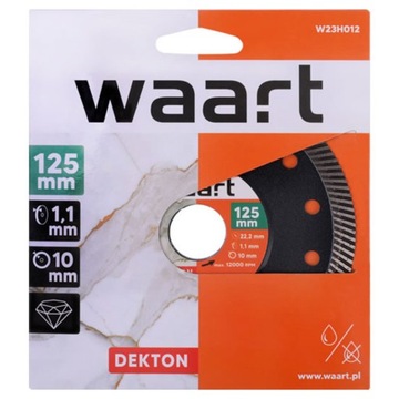 Алмазный диск 125 ДЛЯ РЕЗКИ Спеченного кварцевого керамогранита Dekton
