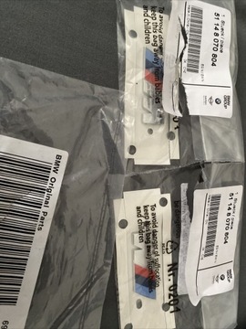 BMW FENDER EMBLEM M Пакет G30 G31 G20 G21 G01 G02 G05 G06 G07 G11