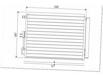 CHLADIČ KLIMATIZACE VALEO 822598