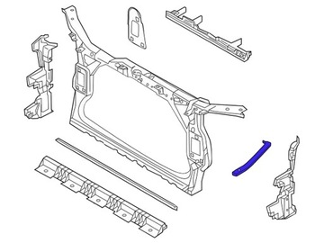 AUDI Q5 8R 2008-2012 DRŽÁKY LEVÝ SPODNÍ OCEL OEM 8R0805527