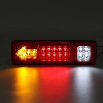 LAMPY LAMPA LEDOWE DO PRZYCZEPKI DIODOWA 12V SOLIDNA LAWETA Z PRZEWODEM LED