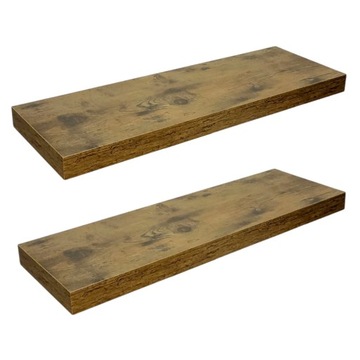 PÓŁKA ścienna 80 cm LOFT rustykalny wisząca nowoczesne salon