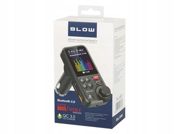 Передатчик BLOW Bluetooth 5.0 QC 3.0 LED microSD