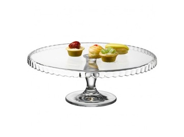 Patera na nóżce na ciasto tort owoce Patisserie Pasabahce 32cm