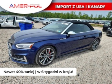 Audi A5 F5 S5 Coupe 3.0 TFSI 354KM 2018 Audi S5 Coupe 2018 Audi S5 PRESTIGE 3.0 Benzyna 354KM