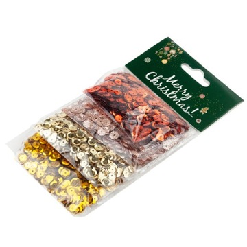 НАБОР ПАЙЕТОК ДЛЯ УКРАШЕНИЯ ДЕКОРАТИВНЫЕ ЛОМАНЫЕ ПАЙЕТКИ 6ММ ДЕКОРАТИВНЫЕ Х4 ЦВЕТА