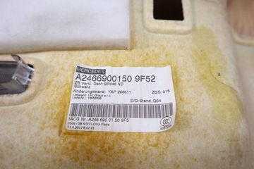 MERCEDES B-CLASS W246 ПОТОЛКА ЧЕРНАЯ AMG