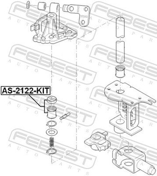 РЕМКОМПЛЕКТ РЫЧАГА ПЕРЕКЛЮЧЕНИЯ ПЕРЕДАЧ AS-2122-KIT