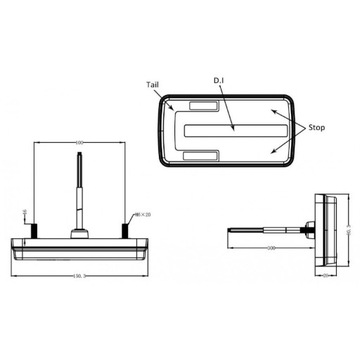 2x светодиодные задние фонари NEODYN LAWETTA 12V 24V