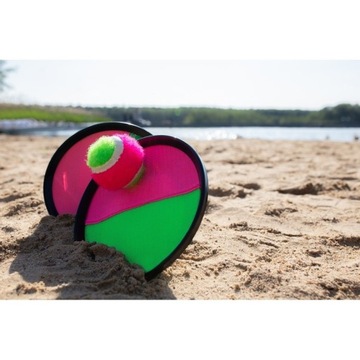 CATCH BALL мяч для ловли на липучке ПОДДОНДЫ С ШАРОМ аркадная игра бросок улова