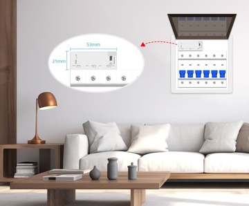 Счетчик электроэнергии, 3-фазный, двунаправленный трансформатор, 63А WiFi TUYA