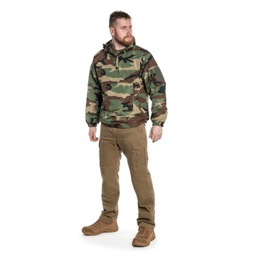 Kurtka zimowa z kapturem moro Mil-Tec Winter Combat Anorak - Woodland XL