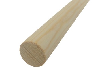 DRĄŻEK SOSNA fi22 100cm drewniany SZTYL kij kołek