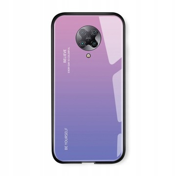 Etui szklane ombre gradient do Xiaomi POCO F2 Pro