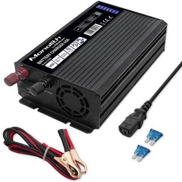 Умное зарядное устройство для аккумуляторов LiFePO4 AGM GEL SLA 40A 12В