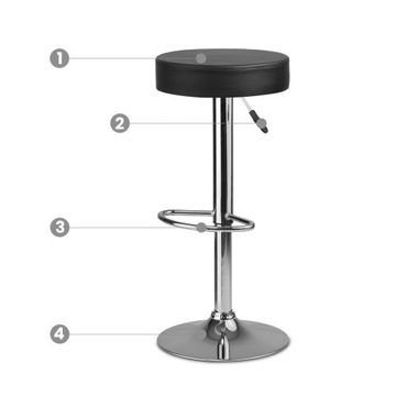СТУЛ, ПОВОРОТНЫЙ, РЕГУЛИРУЕМЫЙ БАРНЫЙ СТУЛ, СТУЛ