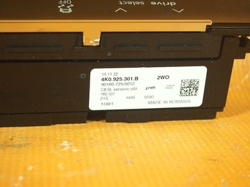 AUDI A6 4K C8 31KM PANEL KNOFLÍKU KONZOLA 4K0925301B