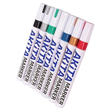 Marker olejowy BIAŁY Wodoodporny Szybkoschnący