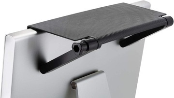 Регулируемая полка для декодера-тюнера, размещаемая на мониторе или телевизоре, черная