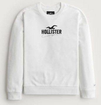 bluza Abercrombie Hollister L biała