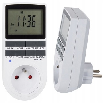 PROGRAMATOR CZASOWY TIMER WŁĄCZNIK WYŁĄCZNIK PRĄDU