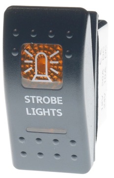 CARLING PRZELACZNIK IP68 WLACZNIK LED 12-24V 20A POMARANCZOWY STROBE LIGHTS