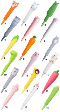 CHOMIK ручки для подводки GNIOTEK с мягкими антистрессовыми моти в виде хомяка