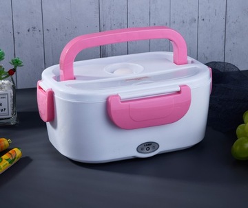 ELEKTRYCZNY POJEMNIK OBIADOWY LUNCH BOX PODGRZEWACZ TERMOS OBIAD